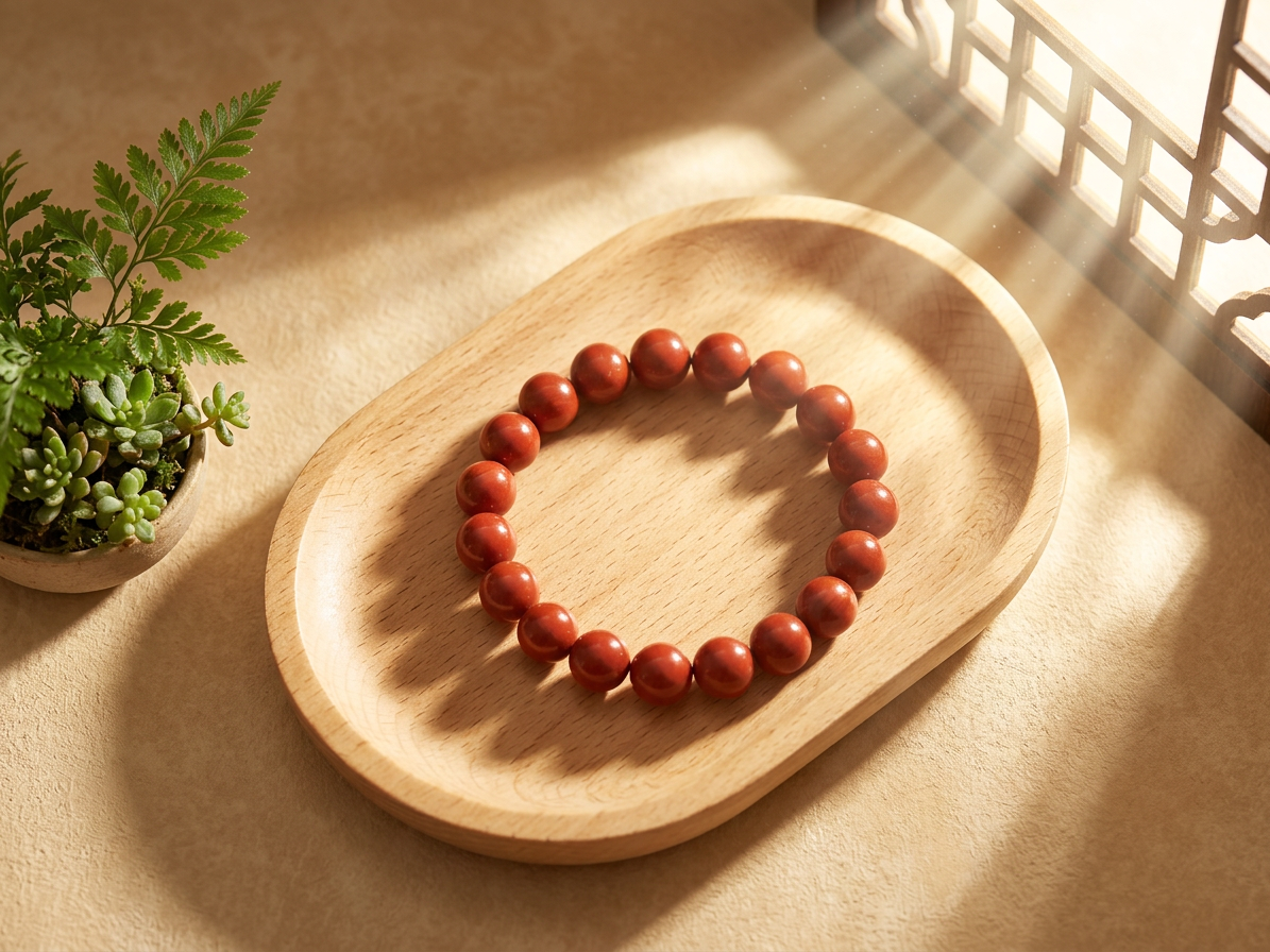 Natural Nanhong Beaded Bracelet