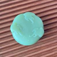 Hetian green jade small frog cute pet hand piece